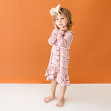 Posh Peanut Henley Long Sleeve Hi Low Dress - Stephanie - Let Them Be Little, A Baby & Children's Clothing Boutique