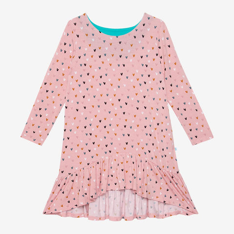 Posh Peanut Ruffled Cap Sleeve Hi Low Dress - Cassidy - Let Them Be Little, A Baby & Children's Clothing Boutique