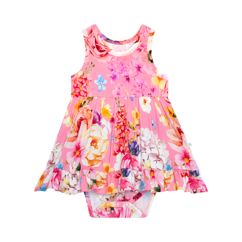 Posh Peanut Racerback Ruffled Bodysuit Dress - Chantria - Let Them Be Little, A Baby & Children's Clothing Boutique