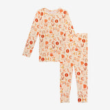 Posh Peanut Long Sleeve 2 Piece Loungewear Set - Alphabet Medley - Let Them Be Little, A Baby & Children's Clothing Boutique