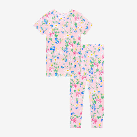 Posh Peanut Short Sleeve Basic Pajamas - Nicole - Let Them Be Little, A Baby & Children's Clothing Boutique