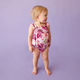 Posh Peanut Ruffled Cap Sleeve Bubble Romper - Amira - Let Them Be Little, A Baby & Children's Clothing Boutique