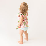 Posh Peanut Cap Sleeve Flutter Dress Bummie Set - Annabelle - Let Them Be Little, A Baby & Children's Clothing Boutique