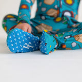 Posh Peanut Zipper Footie - Roberts - Let Them Be Little, A Baby & Children's Clothing Boutique