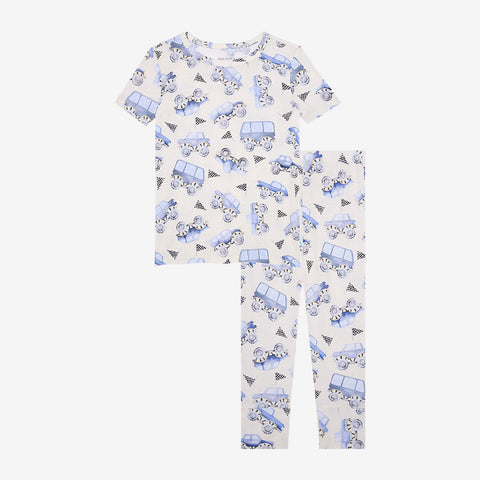 Posh Peanut Basic Short Sleeve Pajamas - Franklin - Let Them Be Little, A Baby & Children's Clothing Boutique