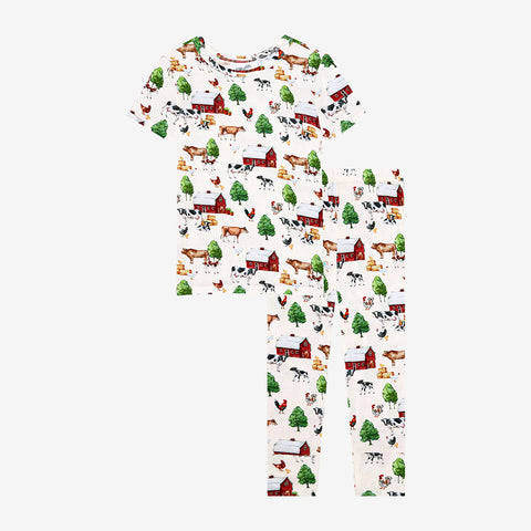 Posh Peanut Basic Short Sleeve Pajamas - Nashville - Let Them Be Little, A Baby & Children's Clothing Boutique