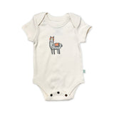 Finn + Emma Bodysuit - Ivory & Llamas - Let Them Be Little, A Baby & Children's Boutique