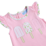 Trotter Street Kids Ruffle Sleeve Shorts Set - Popsicle Pink - Let Them Be Little, A Baby & Children's Clothing Boutique