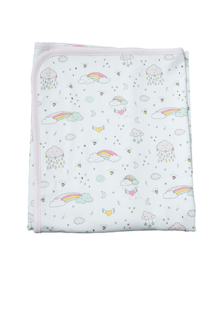 Baby Noomie Double Layer Blanket - Rainbows - Let Them Be Little, A Baby & Children's Boutique