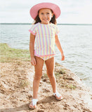 RuffleButts Rash Guard Bikini - Rainbow Stripe - Let Them Be Little, A Baby & Children's Clothing Boutique