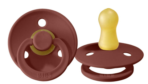 Bibs Pacifier 2 pack - Rust - Let Them Be Little, A Baby & Children's Boutique