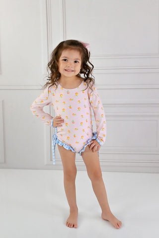 Swoon Baby One Piece Rashguard Swimmy - 2324 Georgia Peach Collection PRESALE - Let Them Be Little, A Baby & Children's Clothing Boutique
