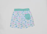 Swoon Boy Swim Shorts - 2359 Watercolor Dino Collection PRESALE - Let Them Be Little, A Baby & Children's Clothing Boutique