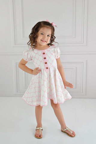 Swoon Baby Ballet Petal Bow Dress - 2361 Bows N Berries Collection PRESALE - Let Them Be Little, A Baby & Children's Clothing Boutique