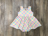 Swoon Baby Dainty Bow Bubble Dress - 2386 Springster Plaid Collection PRESALE - Let Them Be Little, A Baby & Children's Clothing Boutique