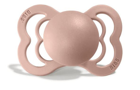 Bibs Supreme Pacifier Silicone - Blush - Let Them Be Little, A Baby & Children's Boutique