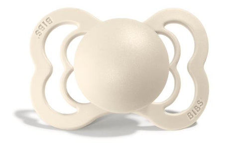 Bibs Supreme Pacifier Silicone - Ivory - Let Them Be Little, A Baby & Children's Boutique