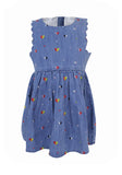 Blu & Blue Rainbow Heart Denim Dress - Let Them Be Little, A Baby & Children's Boutique