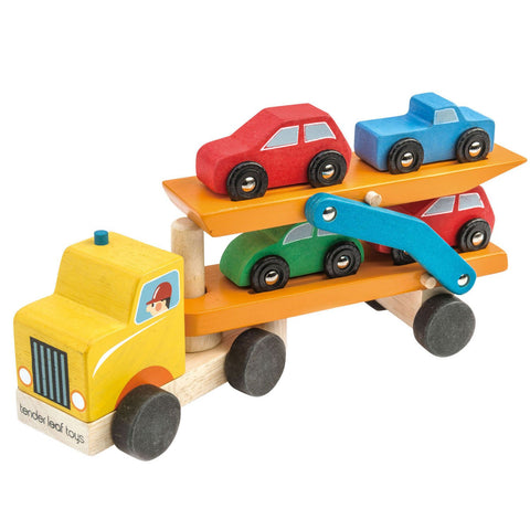Tender Leaf Toys - Car Transporter - Let Them Be Little, A Baby & Children's Boutique