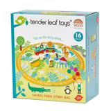 Tender Leaf Toys - Safari Park Story Bag - Let Them Be Little, A Baby & Children's Boutique
