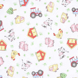 Magnolia Baby Printed Zipper Footie - Barnyard Bunch - Let Them Be Little, A Baby & Children's Clothing Boutique