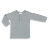 Sapling Child Long Sleeve Waffle Tee - Alpine Grey - Let Them Be Little, A Baby & Children's Boutique