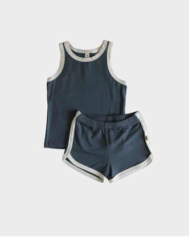 Babysprouts Track Set - Dusty Blue - Let Them Be Little, A Baby & Children's Clothing Boutique