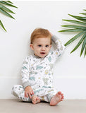Baby Noomie 2 Piece Long Sleeve PJ Set - Safari - Let Them Be Little, A Baby & Children's Boutique