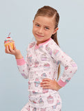 Baby Noomie 2 Piece Long Sleeve PJ Set - Cupcakes - Let Them Be Little, A Baby & Children's Boutique