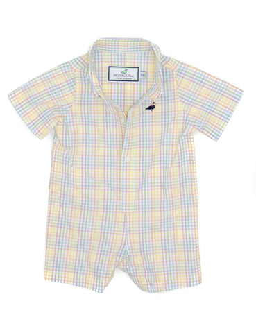 Properly Tied Seasonal Shortall - Watercolor - Let Them Be Little, A Baby & Children's Clothing Boutique