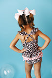 Swoon Baby 2 Piece Tunic Swimmy - 2268 Blush Leopard - Let Them Be Little, A Baby & Children's Clothing Boutique