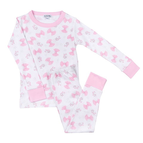 Magnolia Baby Long Sleeve PJ Set - My First Pointe Shoes - Let Them Be Little, A Baby & Children's Clothing Boutique