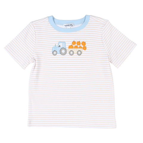 Magnolia Baby Applique Short Sleeve Tee - Happy Harvest - Let Them Be Little, A Baby & Children's Clothing Boutique