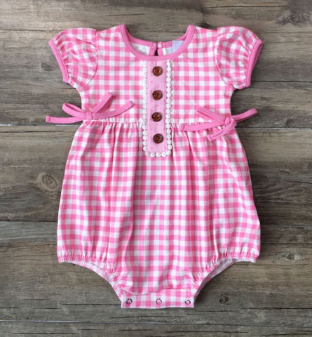 Swoon Baby Petal Gingham Bubble - 2244 Ring Around the Rosies - Let Them Be Little, A Baby & Children's Clothing Boutique