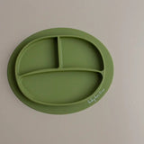 Baby Bar by Three Hearts Silicone Divided Plate - Army Green - Let Them Be Little, A Baby & Children's Clothing Boutique