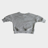 Baby Sprouts Drop-shoulder Sweatshirt - Medium Gray - Let Them Be Little, A Baby & Children's Clothing Boutique