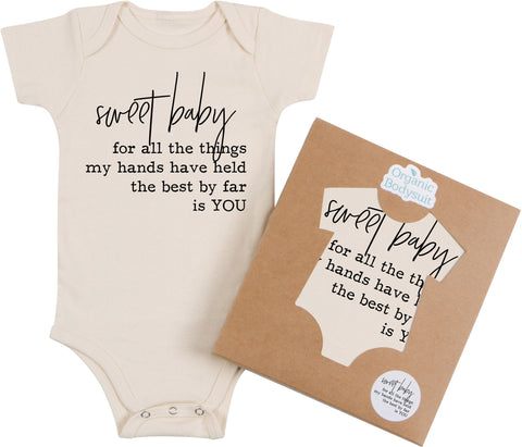 Morado Designs Organic Bodysuit/Tee - Sweet Baby - Let Them Be Little, A Baby & Children's Boutique