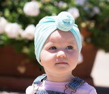 Baby Wisp Infant Turban Knot Hat - Grey - Let Them Be Little, A Baby & Children's Boutique
