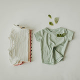 Baby Sprouts Pocket Tee - Aloe - Let Them Be Little, A Baby & Children's Clothing Boutique