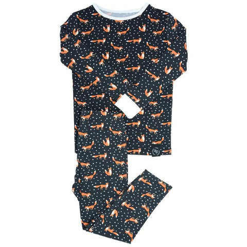 Sweet Bamboo 2 Piece PJ Set - Night Fox - Let Them Be Little, A Baby & Children's Clothing Boutique