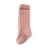Little Stocking Co. Cable Knit Tights - Blush Pink - Let Them Be Little, A Baby & Children's Clothing Boutique