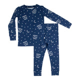 Brave Little Ones 2 Piece PJ Set - Brave Moon & Stars - Let Them Be Little, A Baby & Children's Boutique