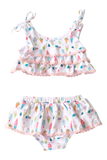 Charming Mary Two Piece Swimsuit - Ice Cream - Let Them Be Little, A Baby & Children's Boutique