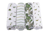 Newcastle Classics Swaddle 4 Pack - Dino Days - Let Them Be Little, A Baby & Children's Boutique