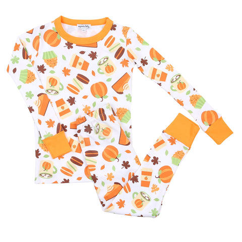 Magnolia Baby Long Sleeve PJ Set - All Things Pumpkin - Let Them Be Little, A Baby & Children's Clothing Boutique