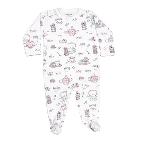 Baby Noomie Snap Footie - Macarons - Let Them Be Little, A Baby & Children's Clothing Boutique
