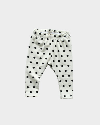 Baby Sprouts Basic Leggings - Dots in Black - Let Them Be Little, A Baby & Children's Clothing Boutique