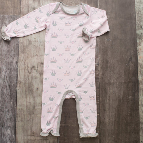 Bestaroo Coverall - Princess Crowns - Let Them Be Little, A Baby & Children's Boutique