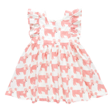 Pink Chicken Elsie Dress - Poodle Party - Let Them Be Little, A Baby & Children's Clothing Boutique