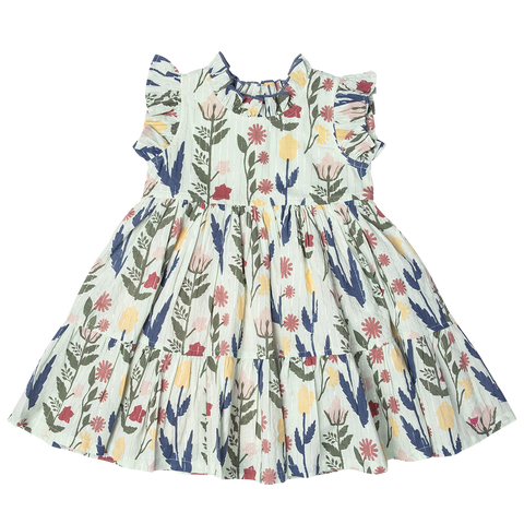 Pink Chicken Jennifer Dress - Paper Floral - Let Them Be Little, A Baby & Children's Clothing Boutique